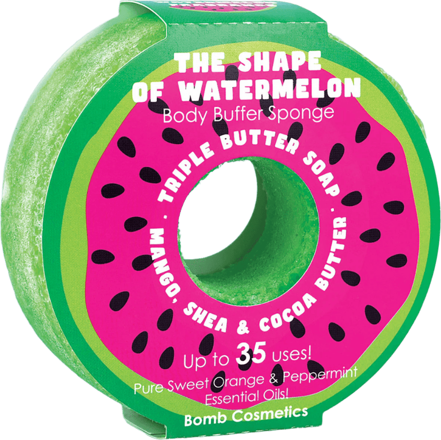 Watermelon Donut Body Buffer Sponge