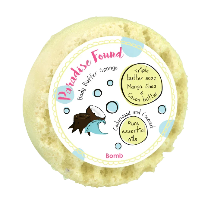 Paradise Found Body Buffer Soap Sponge