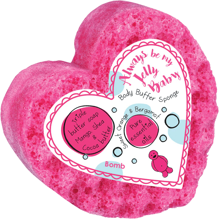 Always Be My Jelly Baby Body Buffer Sponge