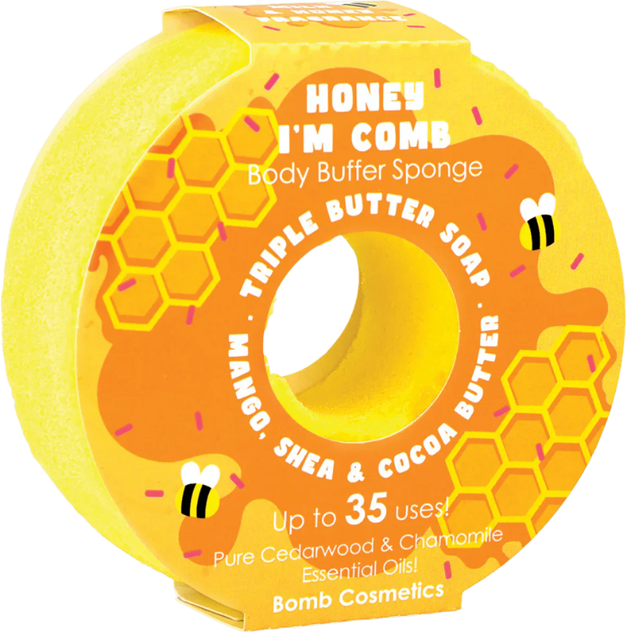 Honey I'm Comb Body Buffer Sponge
