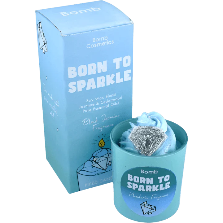 Born to Sparkle Piped Candle